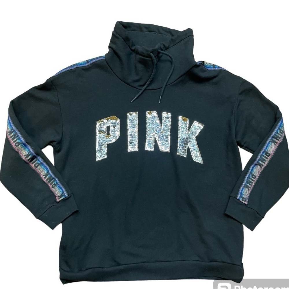PINK Victoria’s Secret Funnel Neck Sweatshirt - Picture 2 of 10